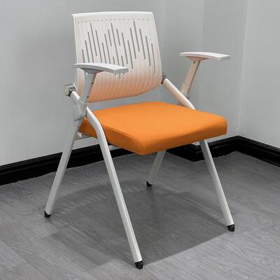 可折叠写会议室椅JMD-605培训椅带桌板会椅议培训桌椅一体凳子办