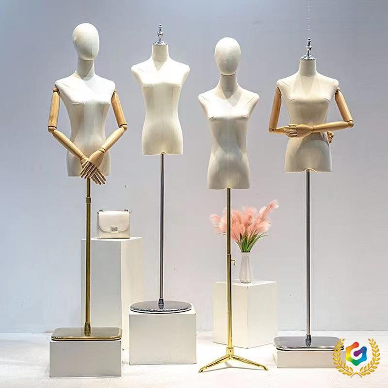 新款服装店半身模特假人道具展示架饰品服饰服装人台展示泡沫