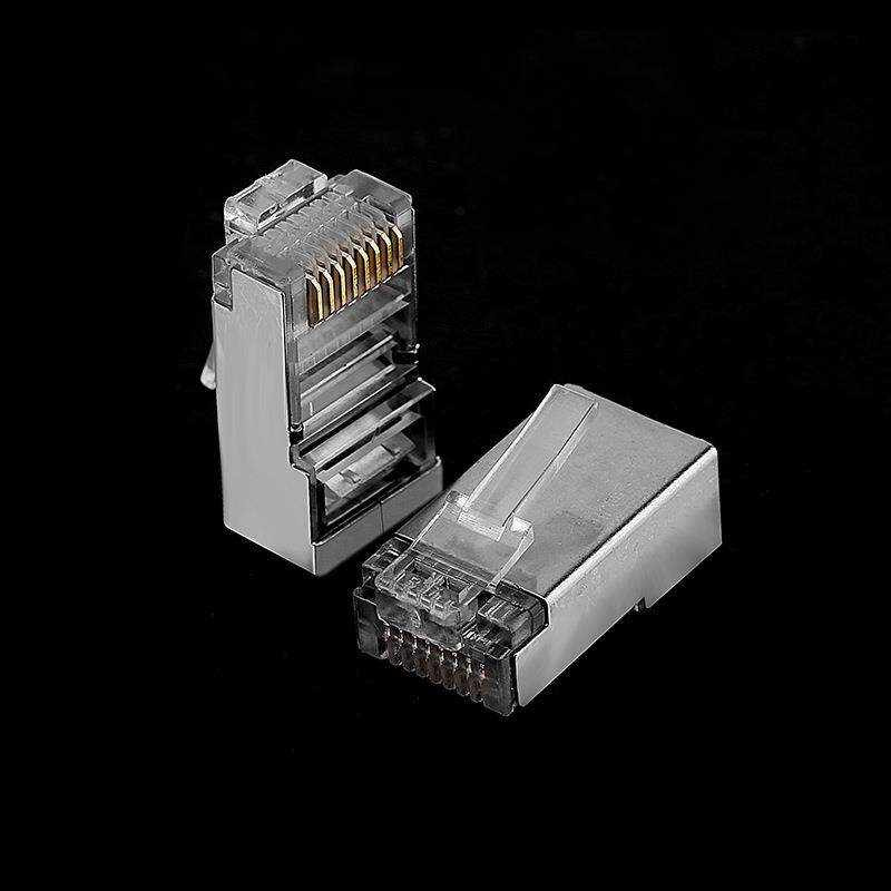 8P8C-五类屏蔽网络水晶头RJ45/FTP/CAT5E水晶头直销