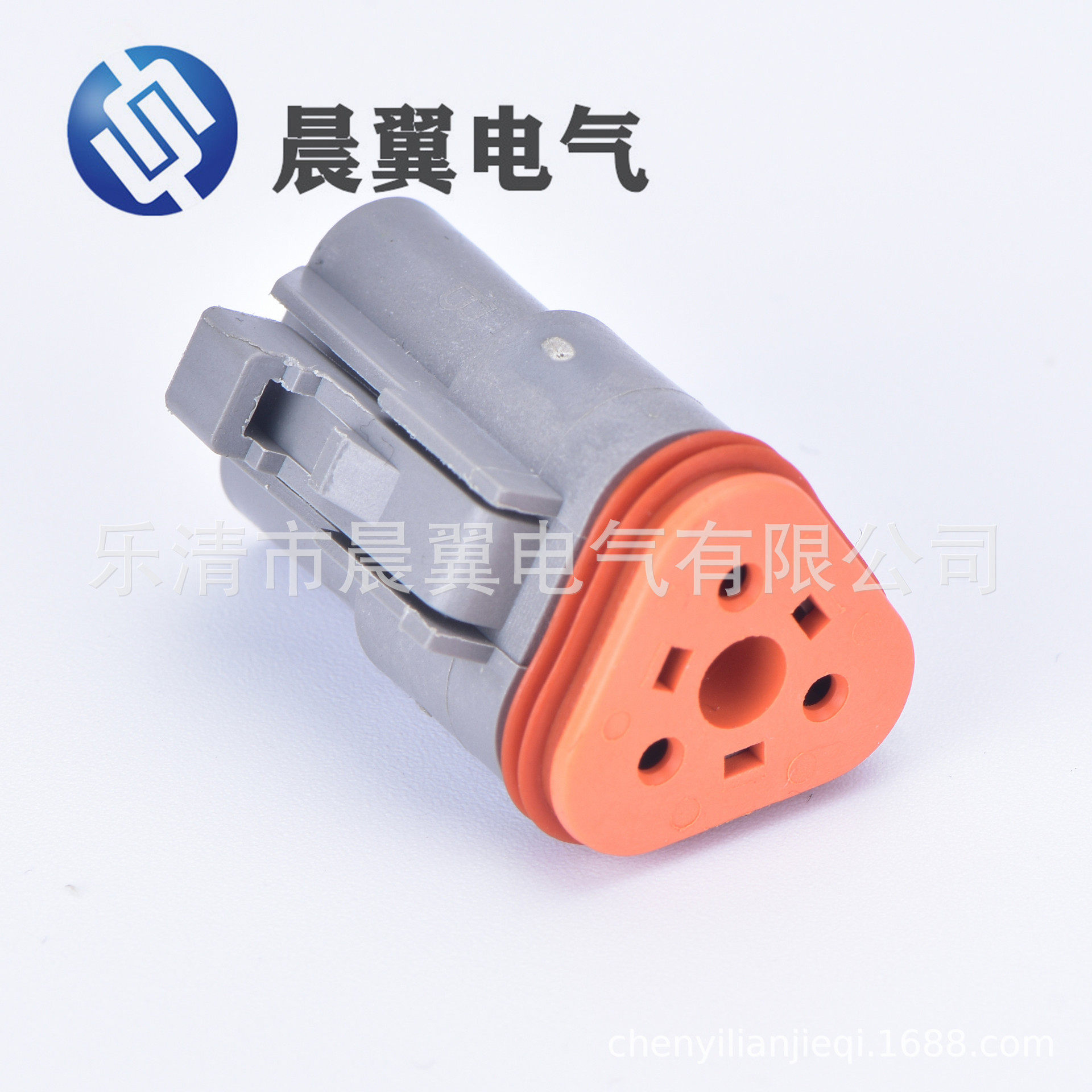 【厂家直销】汽车连接器DT06-3S接插件插头塑壳护套胶壳3pin