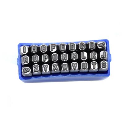 原装德国钢字码英文正体字母27PCS1-20mm钢字冲钢印钢号码