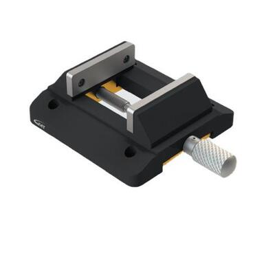 单轴进给螺丝驱动虎钳夹具MCV100-AS手动光学位移平台微调滑台