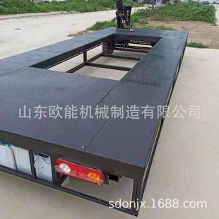 电动平板拖车加长三轮车运货车搬运车货车多吨四轮方向盘底盘小型