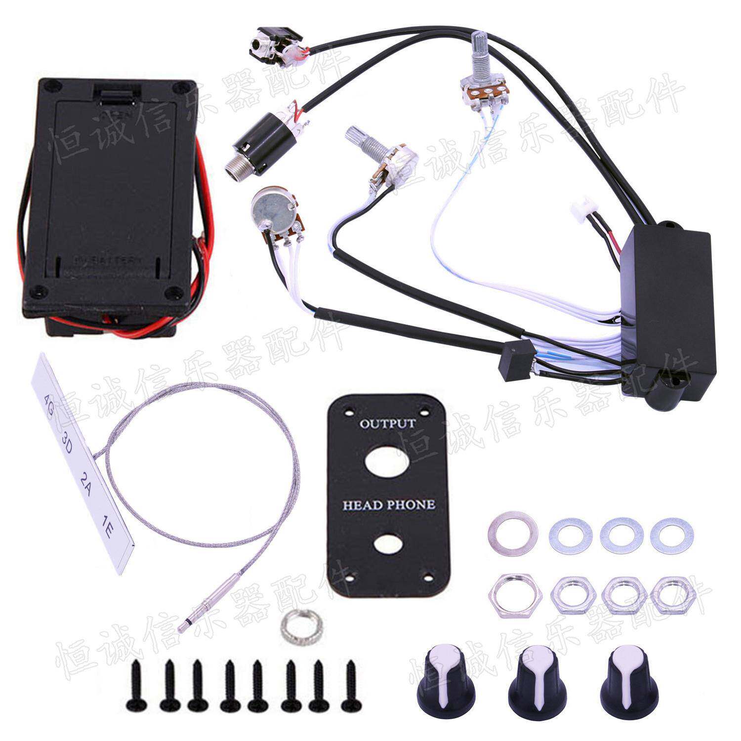 电声大提琴拾音器CV-400大提琴3段EQ均衡器大提琴eq配件工厂