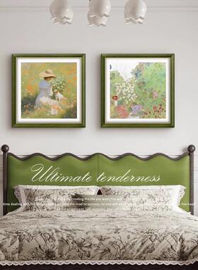 北ins风厅莫奈春天客厅饰画小清新ZXH-WY86装海报卧室餐挂画欧玄