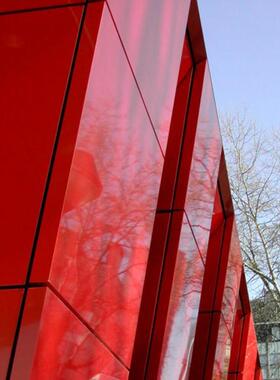 厂家防火铝丝塑板现货4mm21白象牙白644纯白银灰