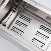 台式 商用煮面关东煮机698器商用电磁面炉煮台式 电热两炉孔煮面炉