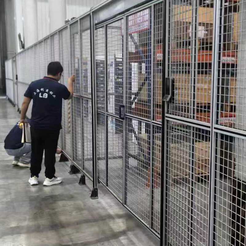 工厂设备防护网车间仓库护栏快递分拣隔断网工厂隔断护栏