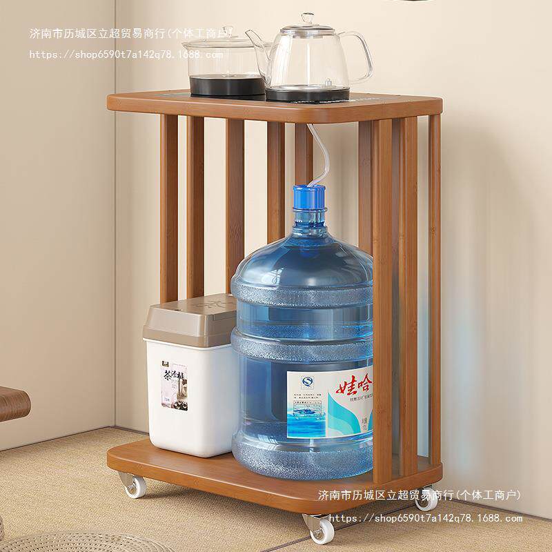 LG煮茶桌可移动茶吧机一体柜小型放桶装烧水壶茶台边柜茶几2024新