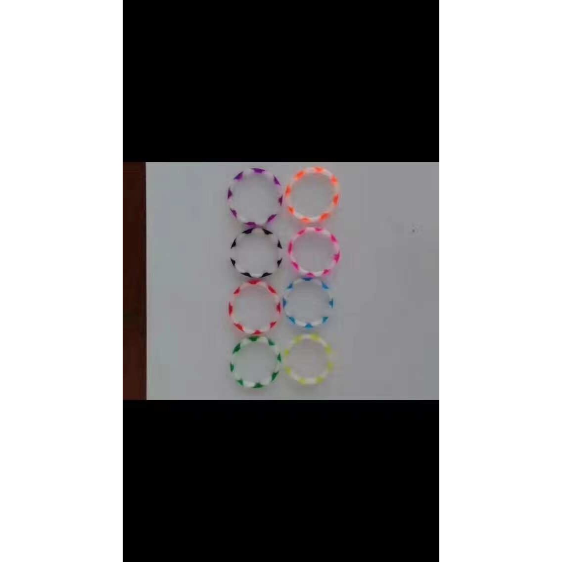 梅花皮筋雪花皮筋高弹力拉伸束发圆形弹性圈发圈编织