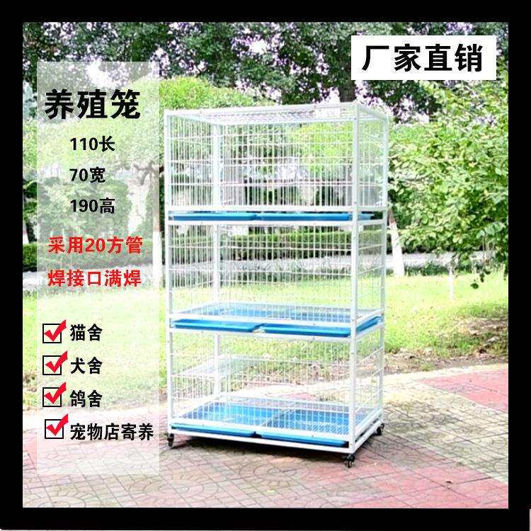110一米一长三层繁殖笼猫咪宠物店寄养猫舍犬舍小狗鸽子繁育配对
