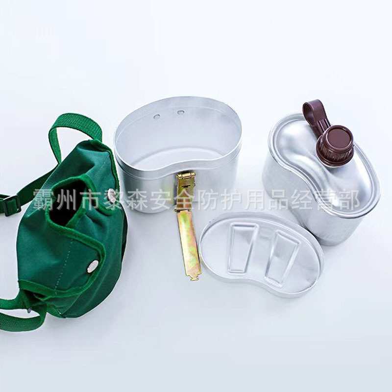 露营便携户外工具78式水壶78训练多功能铝饭盒烧水做饭应急装备