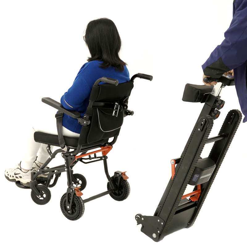 欣奎康分体式电动爬楼轮椅上下楼梯老人残疾人轻便折叠履带爬楼机