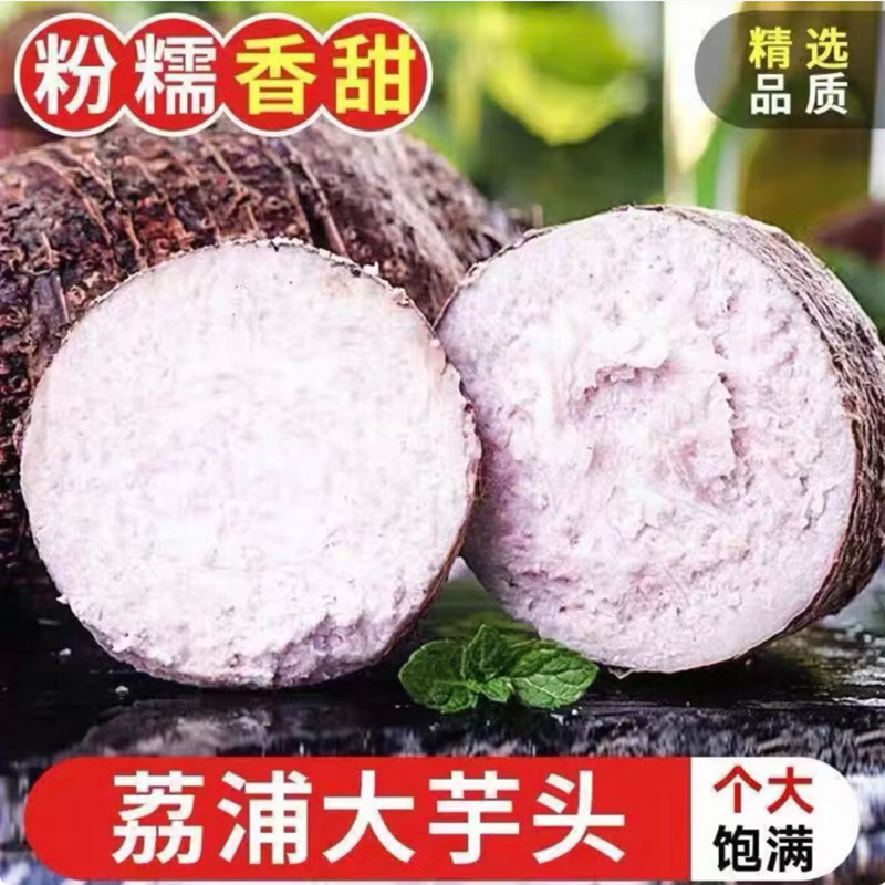 正宗广西荔浦新鲜大芋头粉糯香芋小芋头正宗槟榔芋毛芋艿农家自种