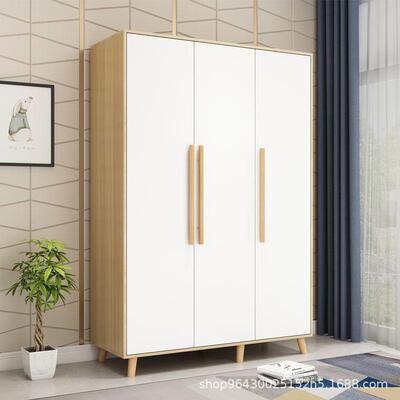 简易衣柜家成用卧室代简约网衣橱红人收纳柜03210子多功能组现装