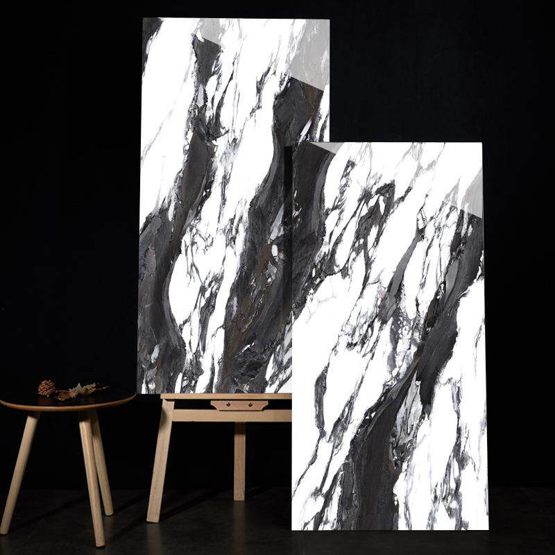 通体大理石0瓷砖60x106709520熊白客厅餐厅地砖电视背景墙防滑猫