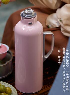学古|传壶中式复古焖BWY茶壶水壶3家16不锈钢热水瓶家用保温热1.6