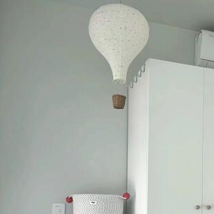 iKIN室ns儿童房手工道布艺热气球挂饰灯罩家居气装饰卧挂球件拍照