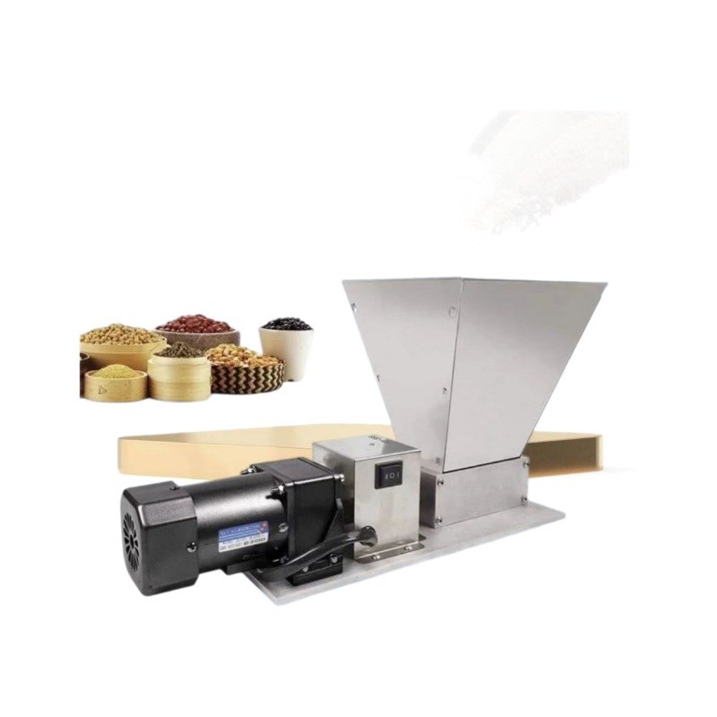 22电动不锈钢对辊操作简单玉米研磨机 麦芽碎料机 小麦磨碎机