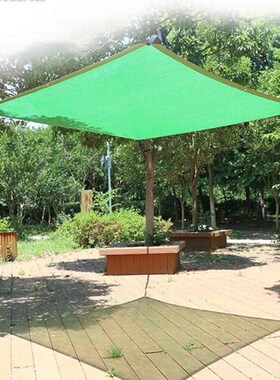 绿色遮阳网加厚加密防晒网包边打孔遮阴网隔热庭院户外遮光