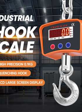 源头工厂电子吊钩秤500kg电子秤行车称 LED迷你挂钩秤1t吊秤