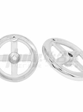 四幅圆轮缘手轮无手柄型键槽孔型HT150镀铬HAM41-D152 HAM41-D203