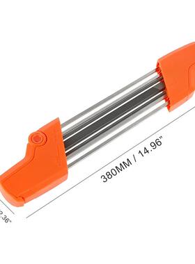 磨橙色4.0业手动链器磨链刀专手持迷你电磨头锉刀油链条电磨配件