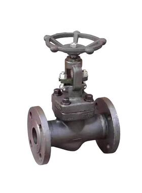 中国良固阀门J4锻1Y-16/2540/64/1/00I铬钼钢法兰1截止阀856DN5-D