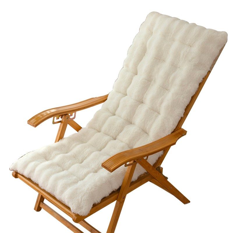躺椅垫子秋冬季坐垫靠q背一体摇椅专用垫通用加厚折叠椅子懒人椅