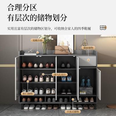 鞋架一体柜家用门量口楼OZN道大容多层靠墙纳收物柜子入储户玄关