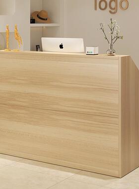 小简银见详情约代商用网红收台店铺型前台便现利店服装店吧台桌收