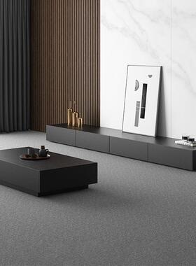 电柜黑色现代简约小户型视客电LCI厅茶几电视柜组北欧实合木多层