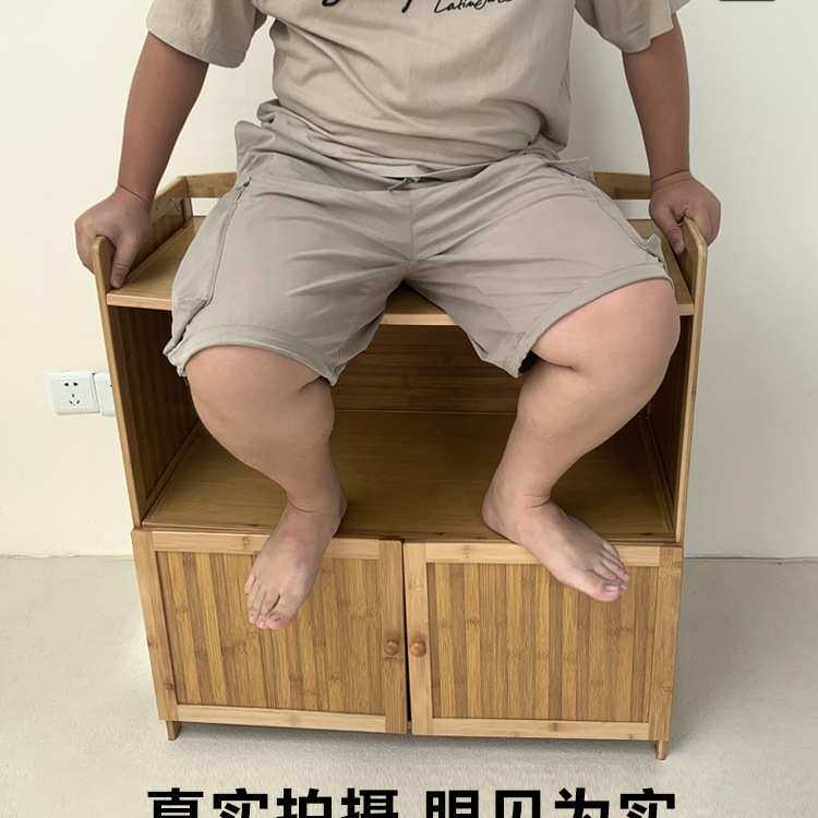 源头厨房柜餐边柜子储物柜置物柜微波炉架子烤箱家用楠竹橱柜锅具
