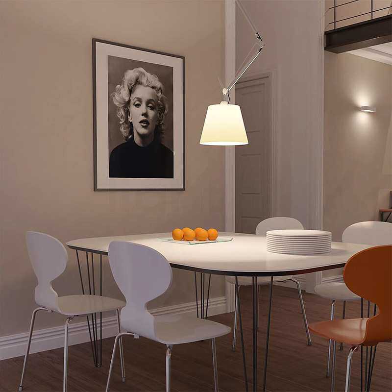 意大利ARTEMIDE Tolomeo摇臂餐厅吊灯设计师款个性创意可移位灯具