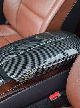 适用08-2款宝马X5X内饰改2中控碳纤扶6手箱E70G05面板F15443装装