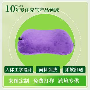新款充气腰枕小批可量旅定制办公室舒适腰托抱行长途RZ901驾车靠