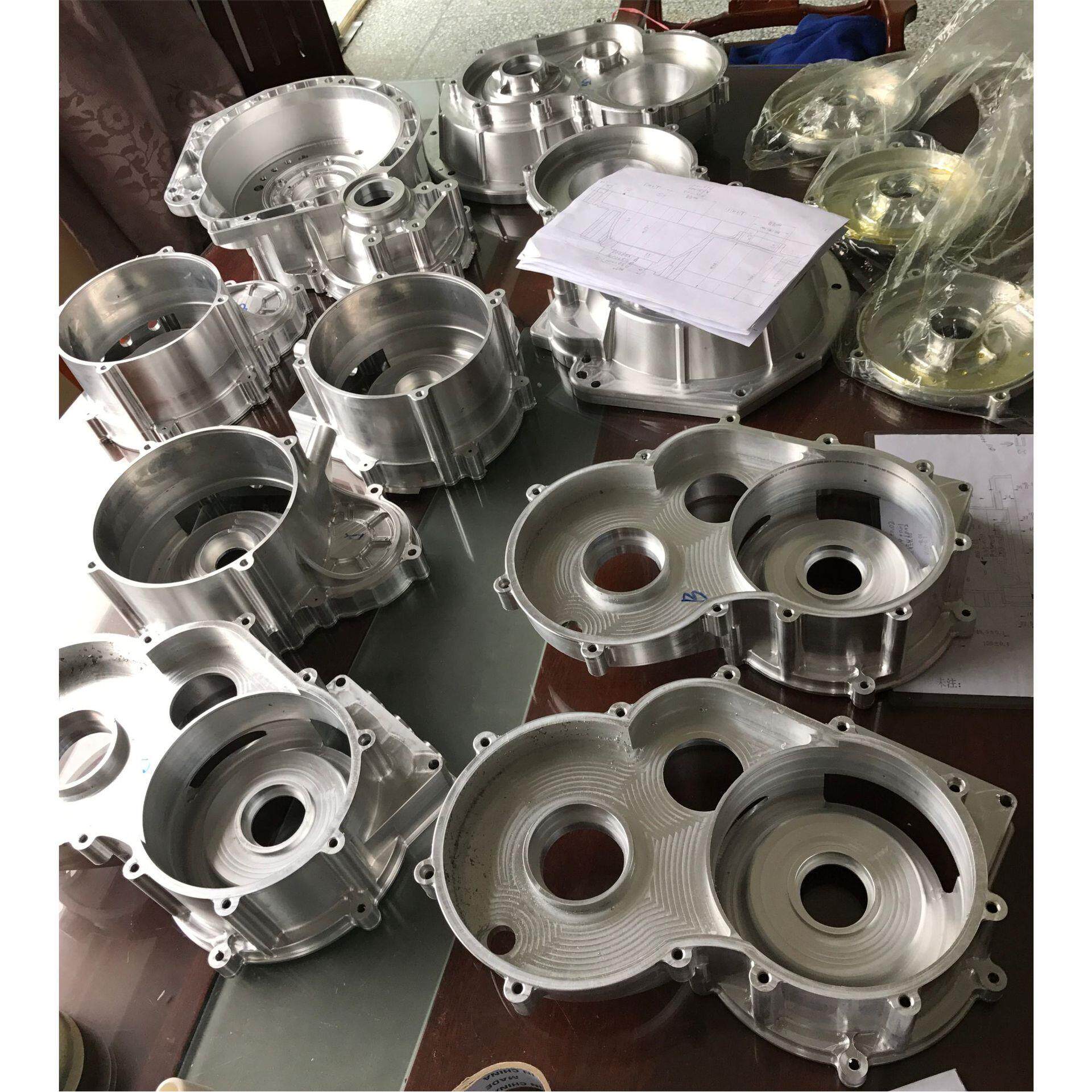 CNC电脑锣铝合金快速成型手板模型传动齿轮箱汽车电机变速箱零件
