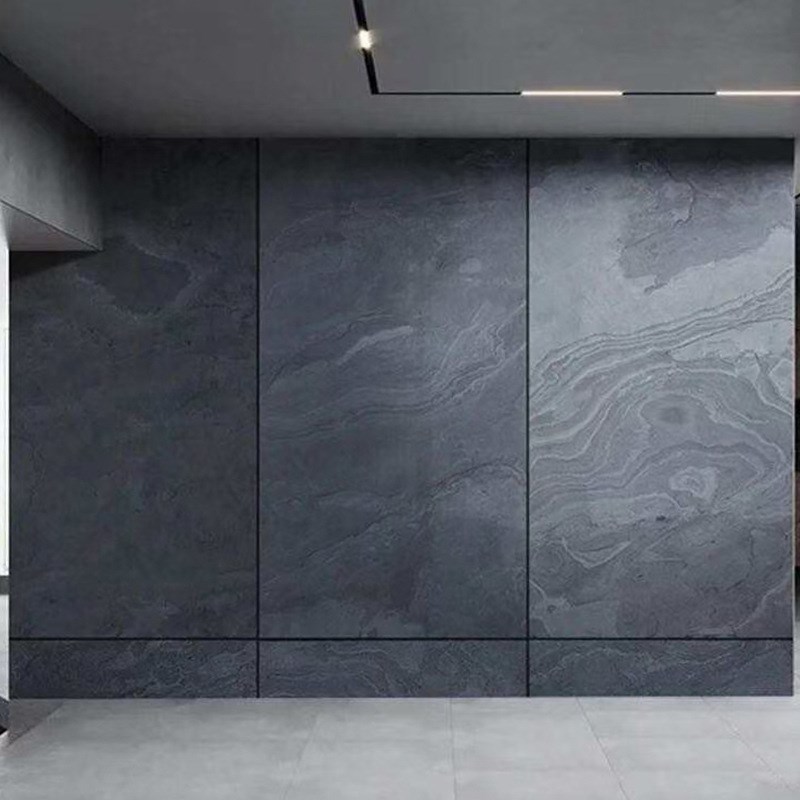 梦幻黑大板大理石砂岩外墙装饰生态板石纹仿大理石装饰背景墙面板