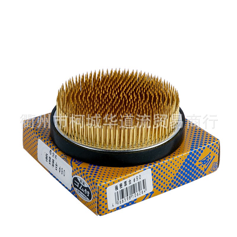 日本进口 石崎胜绿剑山 草花用极密厚重日式插花小原流池坊花插