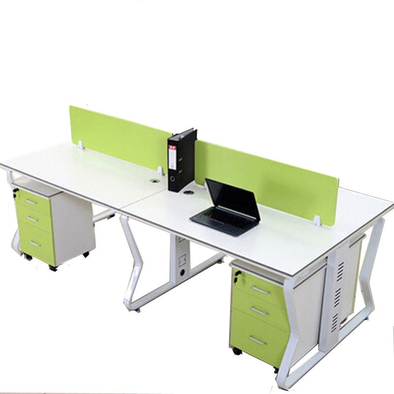 4人位办公桌  办公室桌椅 多位组合员工卡座 时尚简易办公桌