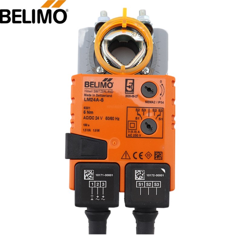 搏力谋LM/NM/SM/GM/-S/24A/-SR/230A/230ASR电动风阀执行器驱动器