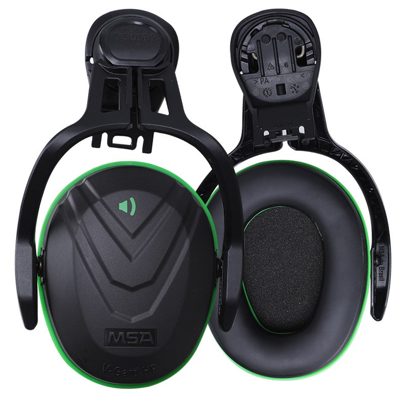 梅思安 10190356 V-Gard帽盔式防护耳罩低频Type14(SNR28dB)