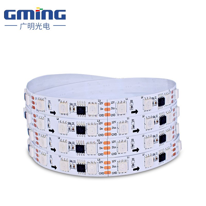 12V24V低压幻彩灯带灯条RGB 5050灯带七彩霓虹灯户外防水亮化照明
