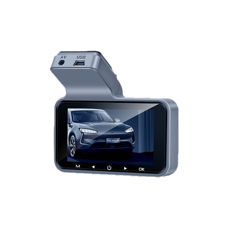 手机互联高清夜视前后双摄汽车免走线2025新款行车记录仪