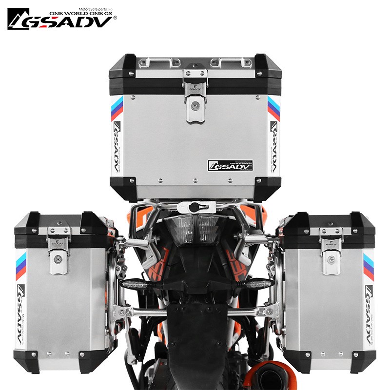 GSADV适用于KTM duke250/390改装尾箱边箱三箱护杠保险杠铝合金