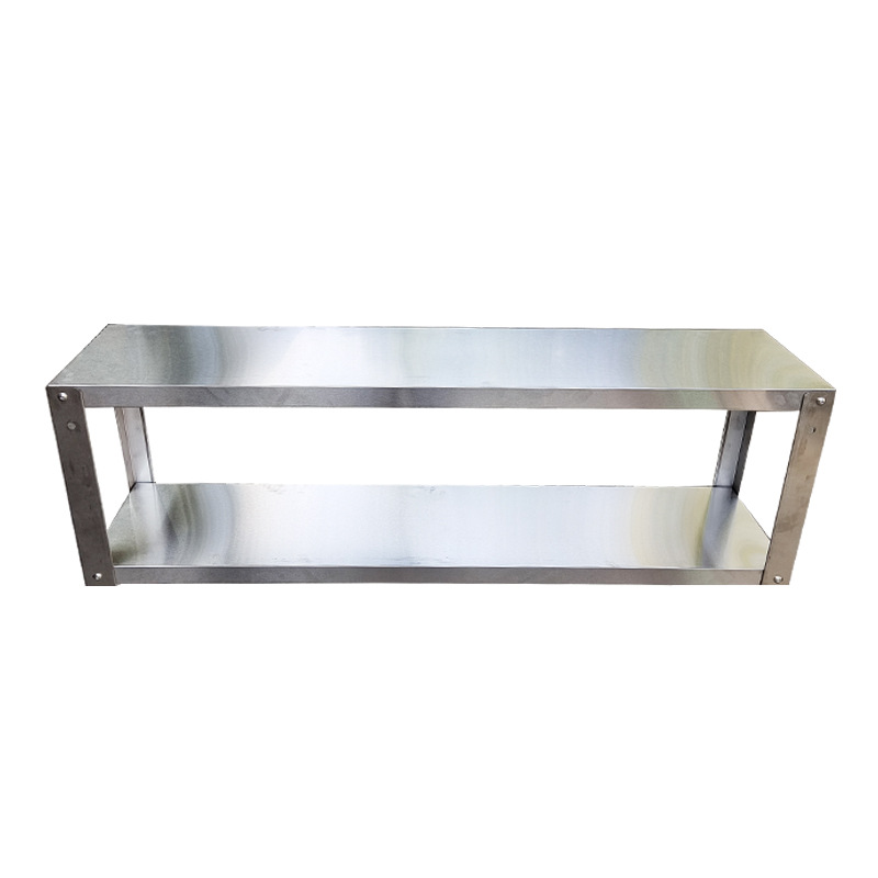 71TX商用厨房三层挂墙不锈钢吊架双层壁挂式收纳置物单层架饭店上