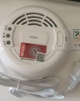 上海优周ES268+燃气探测器220v独立用替代豪恩LH-88+吸顶安装底座