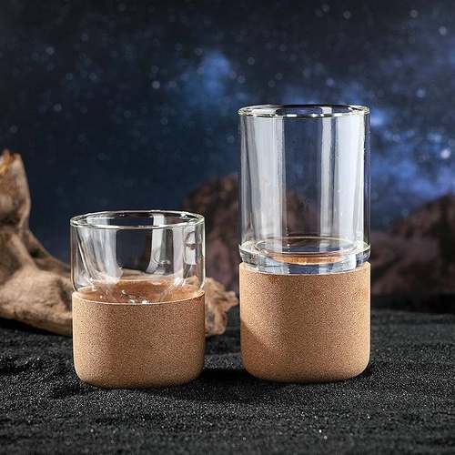 威士忌冰镇啤酒杯 双层玻璃速冻饮料保冷饮品冷却杯能结冰