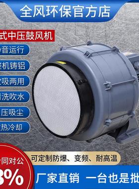 7.5KW多段式中压风机HTB125-1005中压风机7.5千瓦多级式高压风机