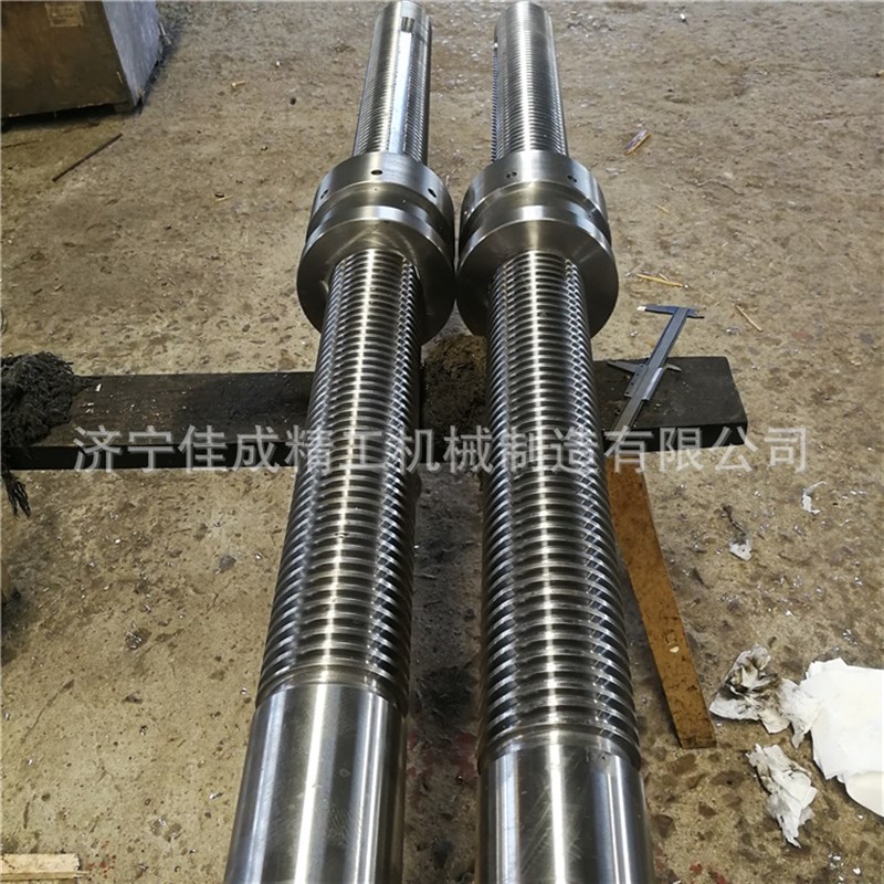 梯形丝杆螺母套装加工Tr50机床丝杆调质钢丝杆螺母正反牙